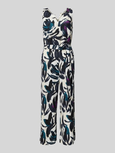 Tom Tailor Jumpsuit met strikceintuur Marineblauw - 2