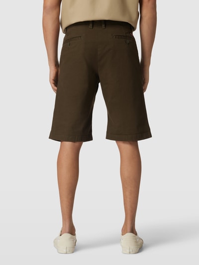 REVIEW Korte chino met Franse steekzakken Olijfgroen - 5