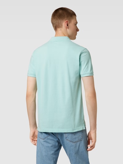 Levi's® Poloshirt mit Label-Patch Helltuerkis 5