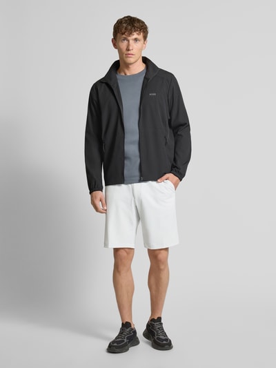 BOSS Green Regular fit korte broek van sneldrogend materiaal Lichtgrijs - 1