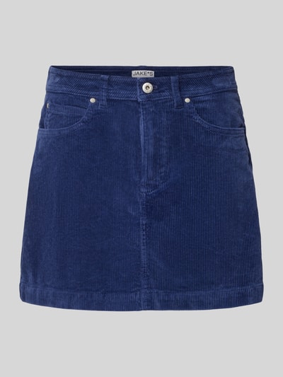 Jake*s Casual Cordrock im 5-Pocket-Design Rauchblau 2