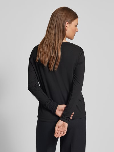 monari Regular Fit Blusenshirt mit Label-Detail Black 5