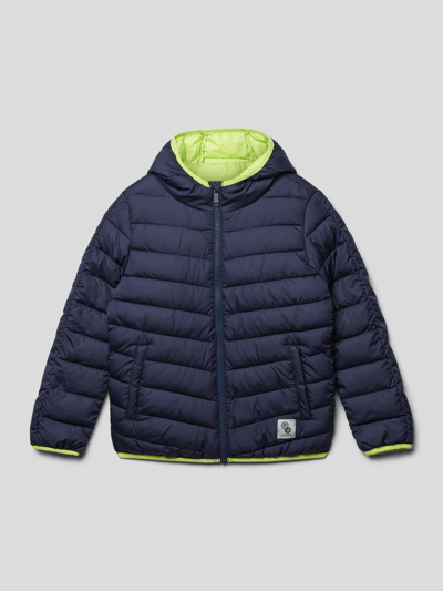s.Oliver RED LABEL Steppjacke mit Kapuze Marineblau 1