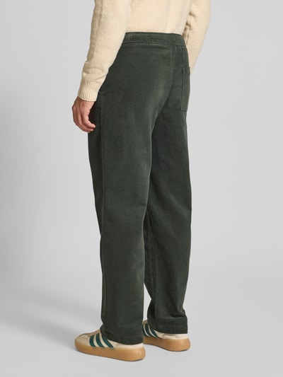 Only & Sons Loose fit corduroy broek van katoenmix, model 'FADE' Lindegroen - 5