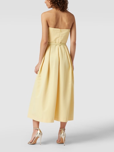 Lauren Ralph Lauren Cocktailjurk met tailleriem Lichtgeel - 5