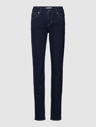 MAC Slim fit jeans met ritszak Marineblauw - 2