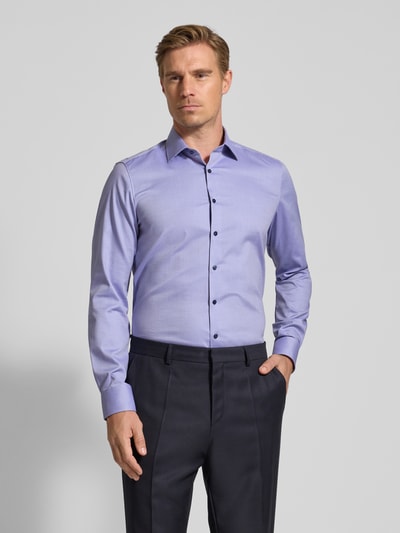 OLYMP Level Five Slim Fit Business-Hemd mit Kentkragen Flieder 4
