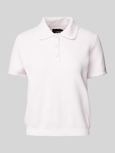 Emporio Armani Poloshirt in Strick-Optik Rose 2