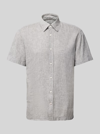 JOOP! Jeans Regular Fit Freizeithemd aus Leinen-Baumwoll-Mix Oliv 2