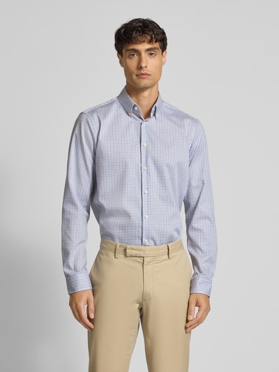 Christian Berg Men Regular Fit Business-Hemd mit Button-Down-Kragen Hellrosa 4