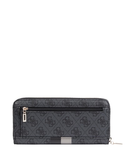 Guess Portemonnaie mit Handschlaufe  Metallic Schwarz 3