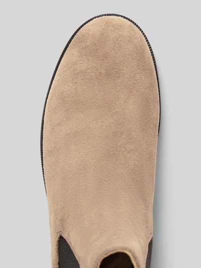 BOSS Chelsea boots van rundersuède, model 'LYCIA_BOOTIE_SD' Taupe - 3