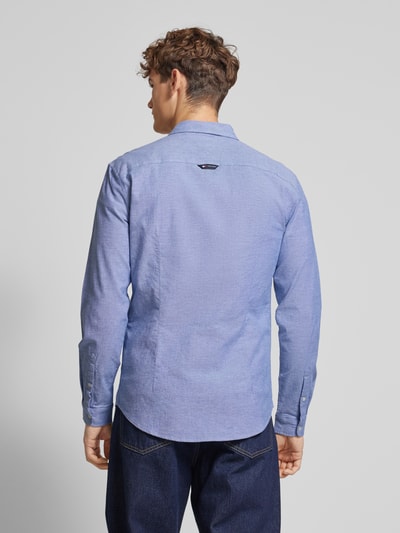 Tommy Jeans Slim fit vrijetijdsoverhemd met knoopsluiting Marineblauw gemêleerd - 5