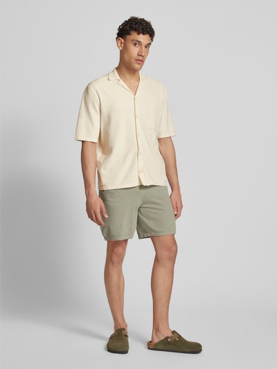 Only & Sons Vrijetijdsoverhemd met knoopsluiting, model 'FRANKIE' Offwhite - 1