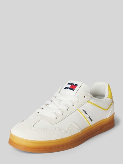 Tommy Jeans Sneakersy z naszywką z logo model ‘COURT’ Jasnożółty 1