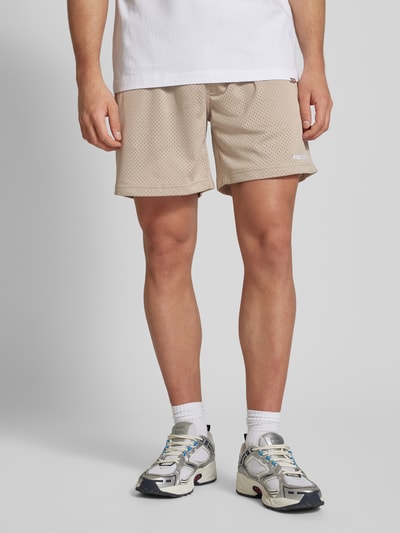 PEGADOR Shorts mit elastischem Bund Taupe 4