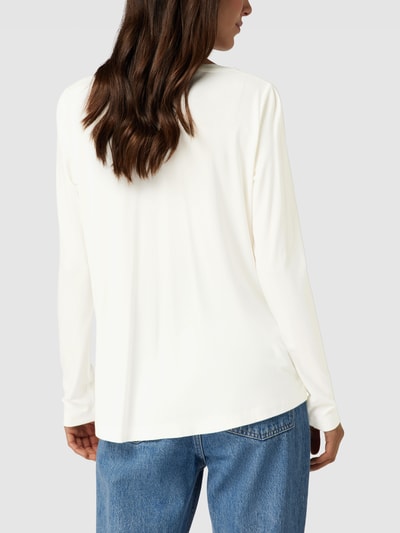 Marc O'Polo Longsleeve mit V-Ausschnitt Offwhite 5