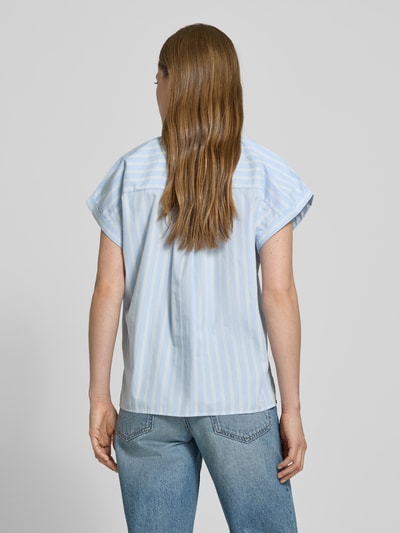 Tommy Hilfiger Relaxed Fit Bluse aus Popeline Hellblau 5