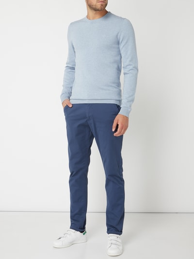 MCNEAL Pullover aus Organic Cotton Bleu Melange 1