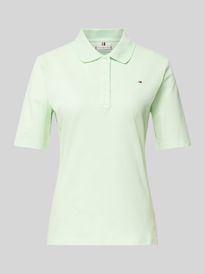 Tommy Hilfiger Regular fit poloshirt met logostitching, model '1985' Mintgroen - 2