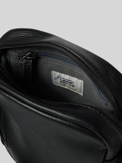 camel active Crossbody Bag mit Label-Patch Modell 'TRACES' Black 4