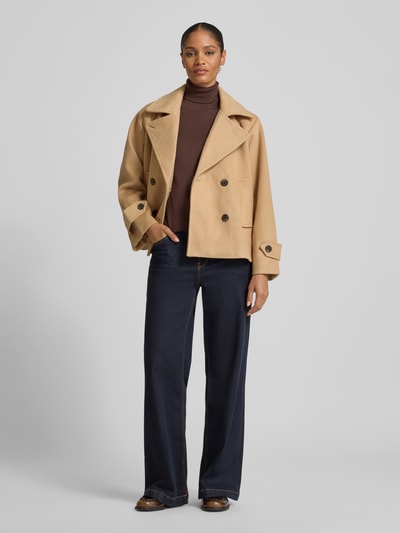 Apricot Jacke mit Reverskragen Camel 1