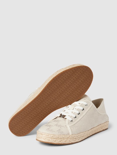 MICHAEL Michael Kors Sneakersy z detalami z logo model ‘LIBBY’ Brudny biały 3