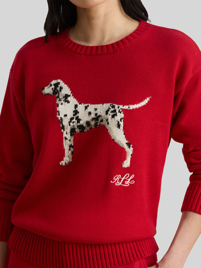 Lauren Ralph Lauren Pullover mit Dalmatiner-Motiv Rot 3