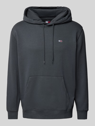 Tommy Jeans Regular Fit Hoodie mit Label-Stitching Anthrazit 2