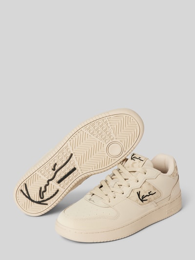 KARL KANI Sneakers met labelstitching, model 'Kani 89' Beige - 4