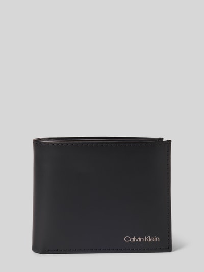 CK Calvin Klein Portemonnee met labelopschrift Zwart - 1