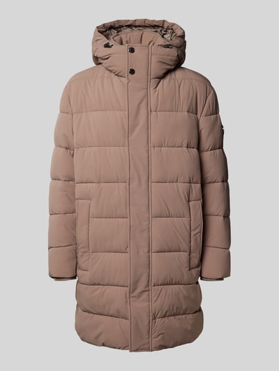 JOOP! Collection Steppmantel mit Eingrifftaschen Modell 'Winsten' Mittelbraun 2