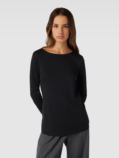 Christian Berg Woman Longsleeve mit U-Boot-Ausschnitt Black 4