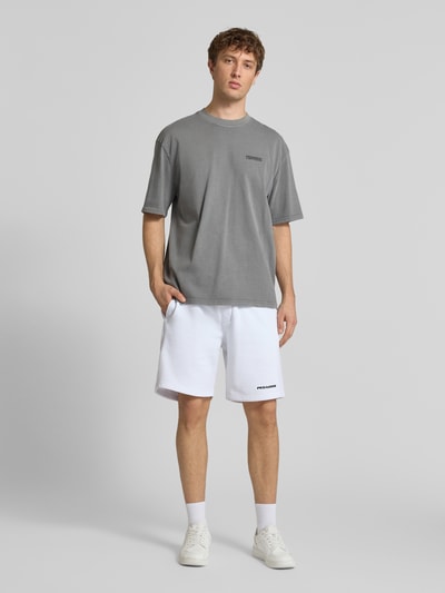 PEGADOR Oversized T-Shirt aus Baumwolle Modell 'Hattem' Anthrazit 1