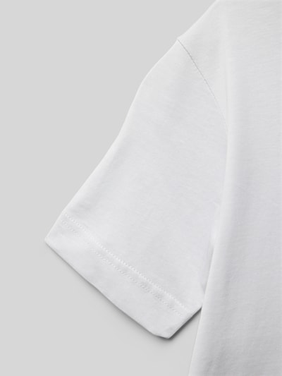 Jack & Jones T-shirt met labelprint, model 'CALMA' Lichtgrijs - 2