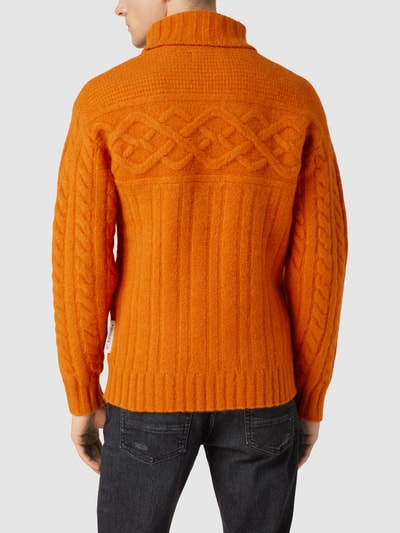 Marc O'Polo Strickpullover mit Label-Detail Orange 5