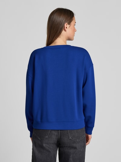 MSCH Copenhagen Sweatshirt aus Viskose-Mix mit Rundhalsausschnitt Modell 'Ima' Royal 5