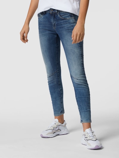 G-Star Raw Jeansy o kroju skinny fit z naszywką z logo Dżins 4