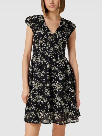 Scotch & Soda Blousejurk met all-over motief Zwart - 4