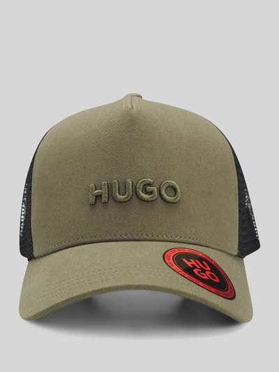 HUGO Cap aus reiner Baumwolle Modell 'MARSEL-TRUCKER' Oliv 1