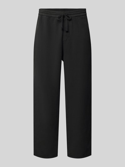 Produktfoto, Flared Sweatpants met tunnelkoord Model 'AFAZ' van American Vintage, puur katoen, flared cut, elastische band, heren, binnenbeenlengte maat M 69 cm.