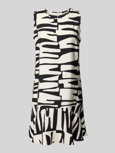 OPUS Sukienka mini z okrągłym dekoltem model ‘Wenola’ Czarny 2