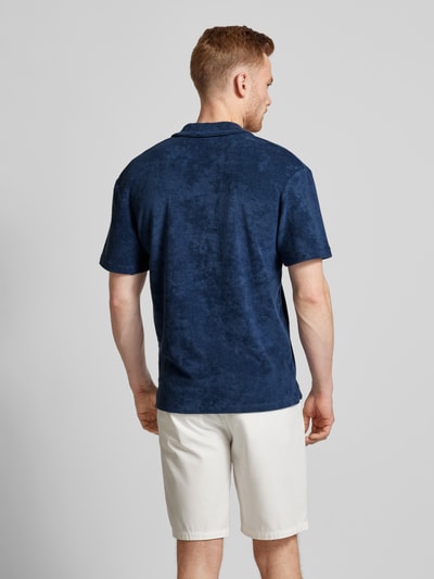 Jack & Jones Premium Poloshirt aus Frottee Modell 'TERRY' Marine 5