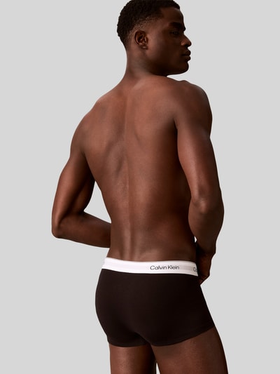 Calvin Klein Underwear Trunks aus Baumwoll-Mix im 3er-Pack Modell 'LOW RISE TRUNK 3PK' Mittelgrau 5