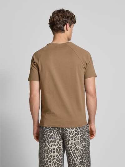 REVIEW T-shirt z okrągłym dekoltem Ziemisty brązowy 5