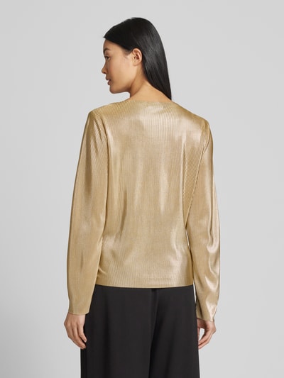 Zero Longsleeve mit Rundhalsausschnitt Gold 5