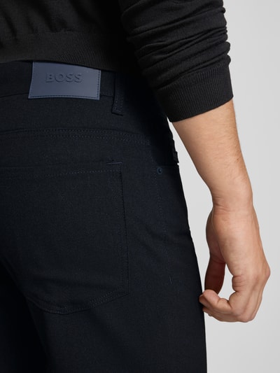 BOSS Hose im 5-Pocket-Design mit Viskose-Anteil Modell 'Maine' Marine 3