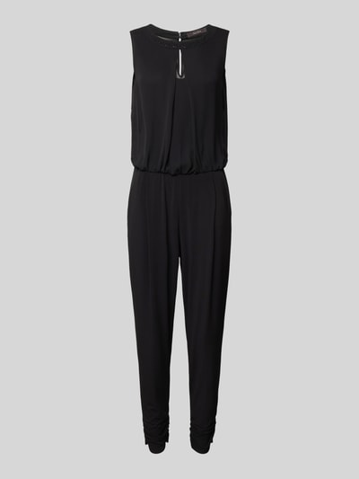 Vera Mont Jumpsuit mit Strasssteinbesatz Black 2