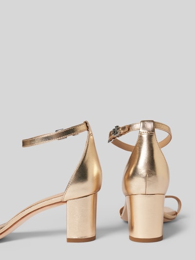 Lauren Ralph Lauren Sandalette mit Blockabsatz Modell 'LOGAN' Gold 2