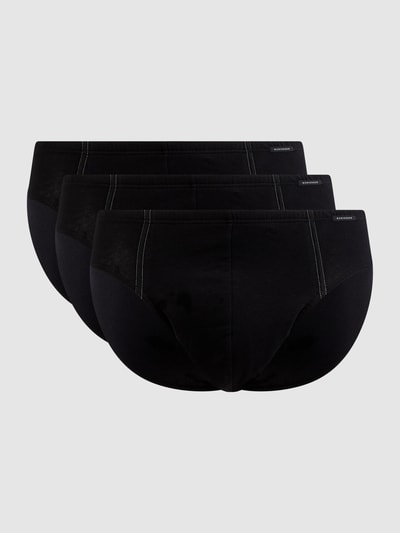 SCHIESSER Slip mit Stretch-Anteil im 3er-Pack Black 1